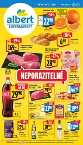 Akční leták albert, platný od 2026-01-28 do 2026-02-03.