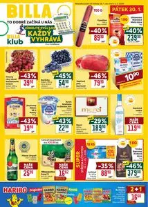 Akční leták BILLA, platný od 2026-01-28 do 2026-02-03.