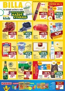 Akční leták BILLA, platný od 2026-01-28 do 2026-02-03.