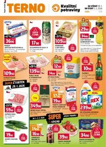 Akční leták COOP TERNO, platný od 2026-01-28 do 2026-02-03.