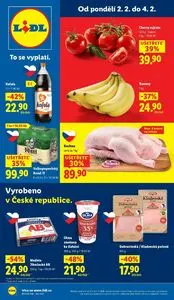 Akční leták LIDL, platný od 2026-02-02 do 2026-02-04.