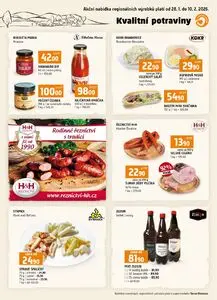 Akční leták COOP TERNO, platný od 2026-01-28 do 2026-02-10.