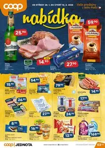 Akční leták COOP, platný od 2026-01-28 do 2026-02-10.