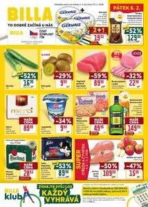 Akční leták BILLA, platný od 2026-02-04 do 2026-02-10.