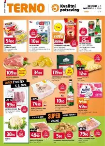 Akční leták COOP TERNO, platný od 2026-02-04 do 2026-02-10.