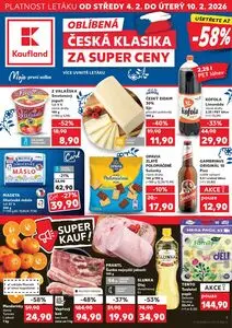 Akční leták Kaufland, platný od 2026-02-04 do 2026-02-10.