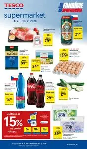 Akční leták TESCO, platný od 2026-02-04 do 2026-02-10.