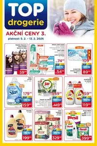 Akční leták Top Drogerie, platný od 2026-02-05 do 2026-02-13.