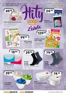 Akční leták COOP, platný od 2026-01-28 do 2026-02-15.