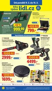Akční leták LIDL, platný od 2026-02-09 do 2026-02-15.