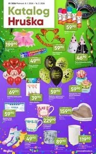 Akční leták Hruška, platný od 2026-01-08 do 2026-02-16.