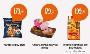 Akční leták COOP MORAVA, platný od 2026-02-19 do 2026-02-22.