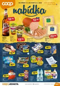 Akční leták COOP, platný od 2026-02-11 do 2026-02-24.