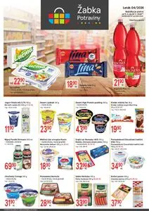 Akční leták žabka, platný od 2026-02-11 do 2026-02-24.