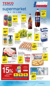 Akční leták TESCO, platný od 2026-02-18 do 2026-02-24.