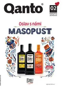 Akční leták Astur & Qanto, platný od 2026-02-01 do 2026-02-28.