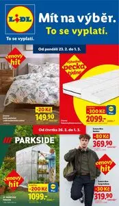 Akční leták LIDL, platný od 2026-02-23 do 2026-03-01.