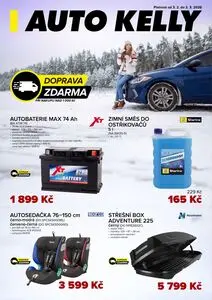 Akční leták AUTO KELLY, platný od 2026-02-03 do 2026-03-02.