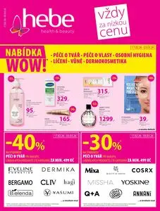 Akční leták Hebe, platný od 2026-02-17 do 2026-03-03.