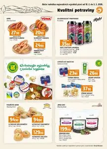 Akční leták COOP TERNO, platný od 2026-02-18 do 2026-03-03.