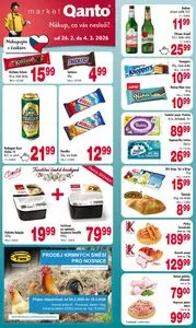 Akční leták Astur & Qanto, platný od 2026-02-26 do 2026-03-04.