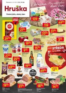 Akční leták Hruška, platný od 2026-03-04 do 2026-03-10.
