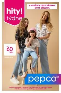 Akční leták PEPCO, platný od 2026-03-05 do 2026-03-11.