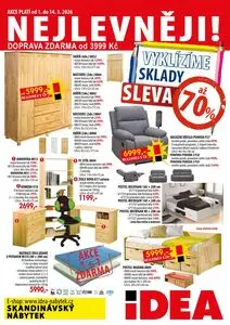 Akční leták IDEA, platný od 2026-03-01 do 2026-03-14.