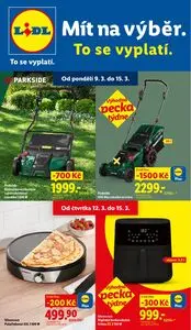 Akční leták LIDL, platný od 2026-03-09 do 2026-03-15.