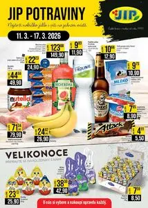 Akční leták JIP, platný od 2026-03-11 do 2026-03-17.