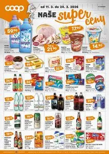 Akční leták COOP TERNO, platný od 2026-03-11 do 2026-03-24.