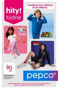 Akční leták PEPCO, platný od 2026-03-19 do 2026-03-25.
