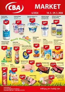 Akční leták CBA, platný od 2026-03-18 do 2026-03-29.