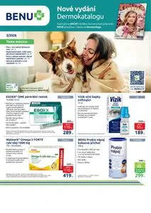 Akční leták BENU lékárna, platný od 2026-03-01 do 2026-03-31.