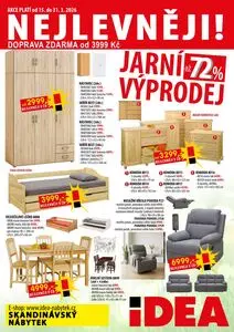 Akční leták IDEA, platný od 2026-03-15 do 2026-03-31.