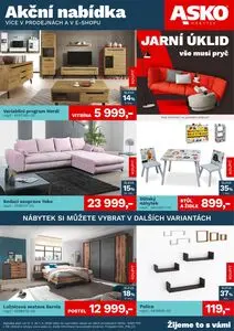Akční leták ASKO NÁBYTEK, platný od 2026-03-12 do 2026-04-01.
