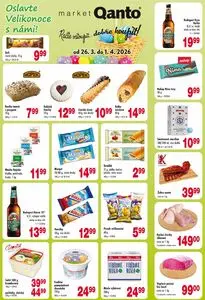 Akční leták Astur & Qanto, platný od 2026-03-26 do 2026-04-01.