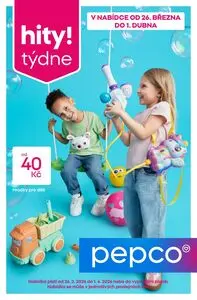 Akční leták PEPCO, platný od 2026-03-26 do 2026-04-01.