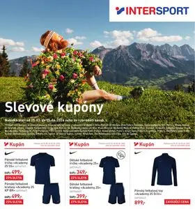 Akční leták INTERSPORT, platný od 2026-03-25 do 2026-04-05.