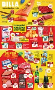 Akční leták BILLA, platný od 2026-04-01 do 2026-04-07.