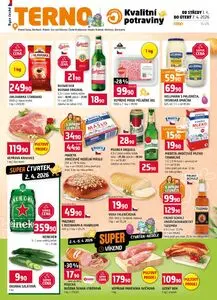 Akční leták COOP TERNO, platný od 2026-04-01 do 2026-04-07.