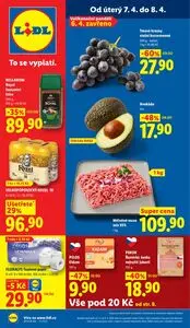 Akční leták LIDL, platný od 2026-04-07 do 2026-04-08.