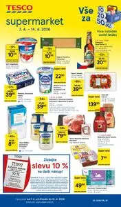 Akční leták TESCO, platný od 2026-04-07 do 2026-04-14.