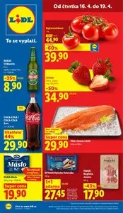 Akční leták LIDL, platný od 2026-04-16 do 2026-04-19.