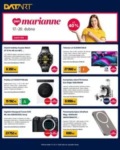 Akční leták DATART, platný od 2026-04-17 do 2026-04-20.