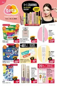 Akční leták Teta drogerie, platný od 2026-04-09 do 2026-04-21.