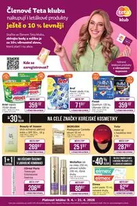 Akční leták Teta drogerie, platný od 2026-04-09 do 2026-04-21.