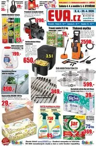 Akční leták EVA.cz, platný od 2026-04-08 do 2026-04-24.