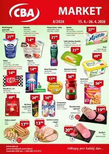 Akční leták CBA, platný od 2026-04-15 do 2026-04-26.