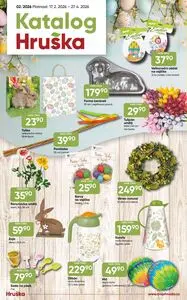 Akční leták Hruška, platný od 2026-02-17 do 2026-04-27.